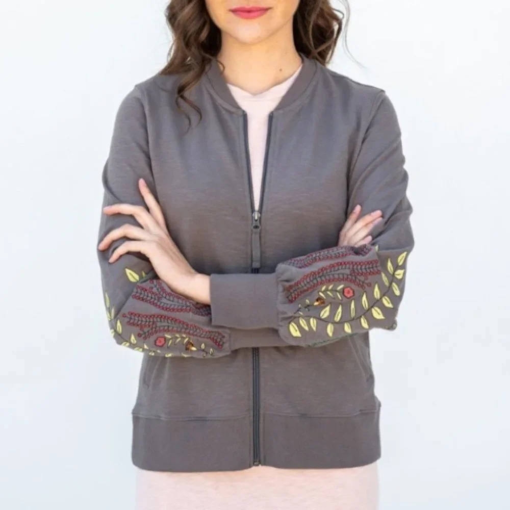 Evy’s Tree The Alana Floral Embroidery Jacket